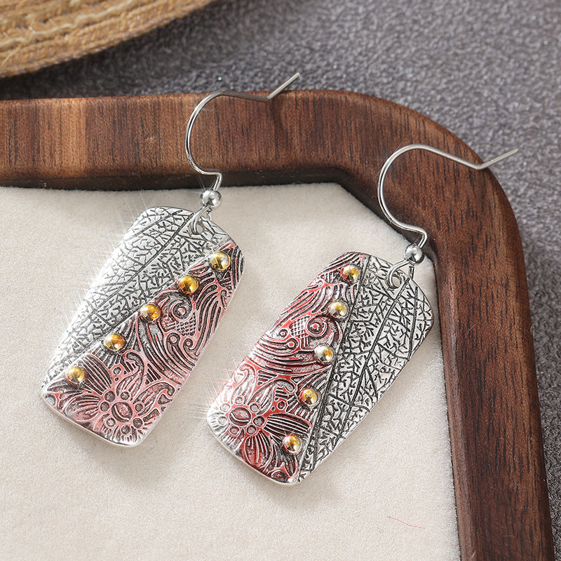 Eco-friendly Copper Ear Drops Minimalist Luxury And Elegant Drape