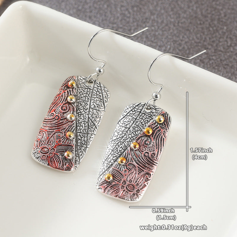 Eco-friendly Copper Ear Drops Minimalist Luxury And Elegant Drape