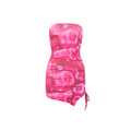 Slit Mini Dress That Hugs The Hips