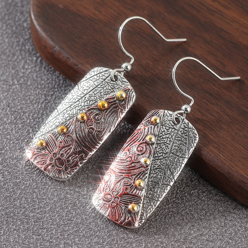 Eco-friendly Copper Ear Drops Minimalist Luxury And Elegant Drape