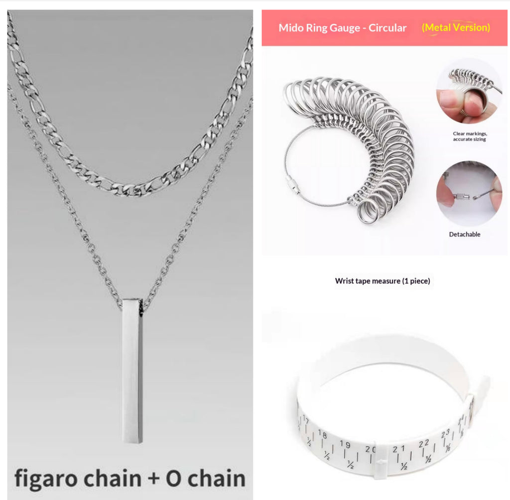 Jewelry Men Boy Gift Chain Crystal Necklace