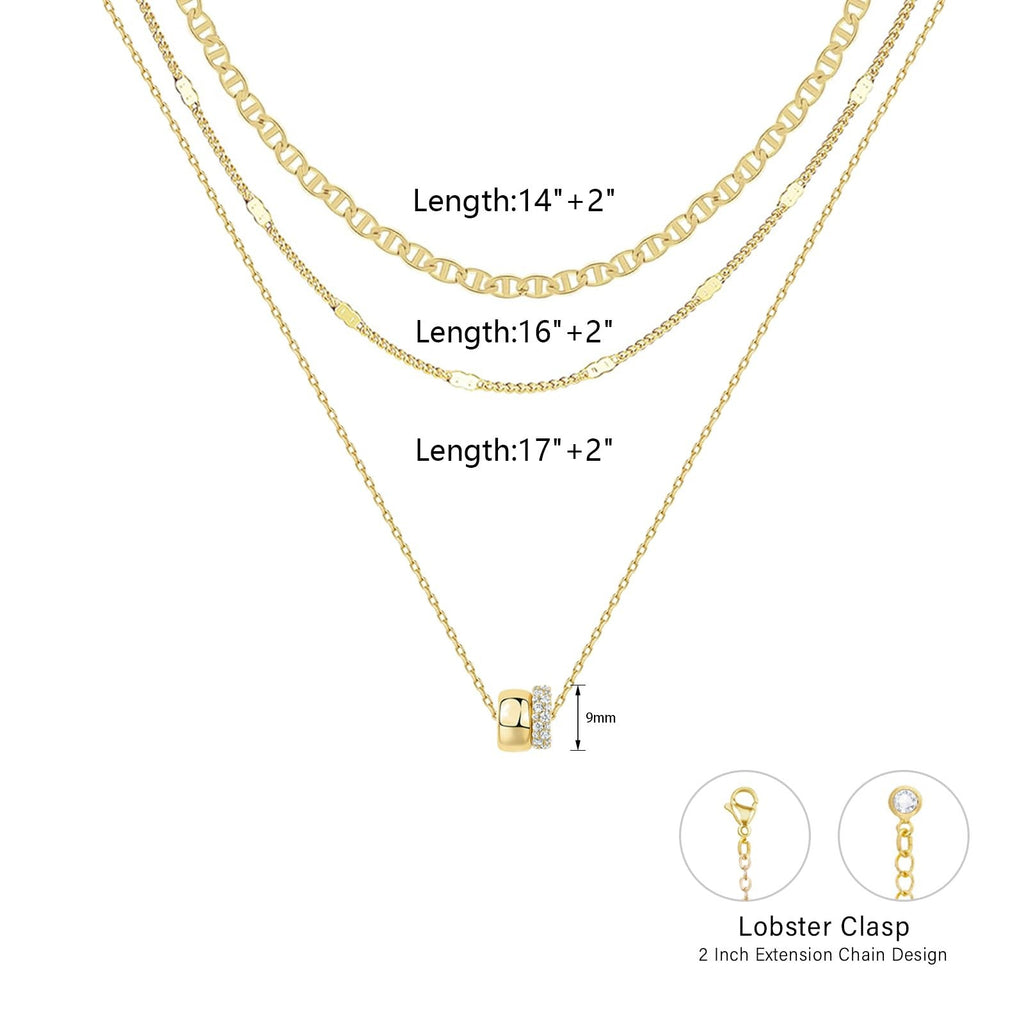 Necklace Zircon-laid Necklace Suit Women