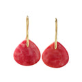 Women's Natural Stone Teardrop Earrings