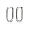 Square Titanium Steel 18k Gold-Plated Quadrilateral Minimalist Stud Earrings